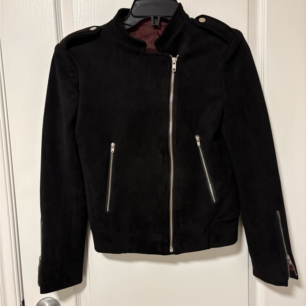 Source Unknown Black Leather Jacket - image 1